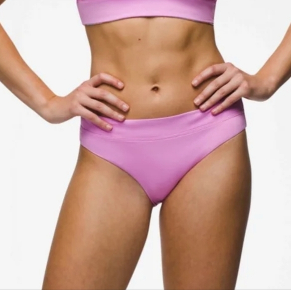 PrAna Womens Summer Wave‎ Swim Bottom in Cosmos Pink UPF 50+ Size XL NWT - Picture 1 of 6